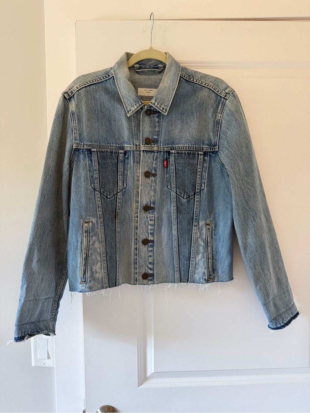 Levi's Light Blue Denim Altered Trucker Jacket